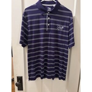 Grand Geneva Golf Performance Cutter And Buck Size Medium Purple‎ Stripe